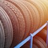 Rack with variety of car tires in automobile store-blog-page-post-the-wheel-collection