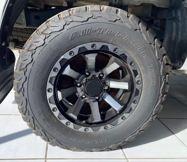 18” Nissan Navara 6/114PCD American Off-Road heels with New Tyres