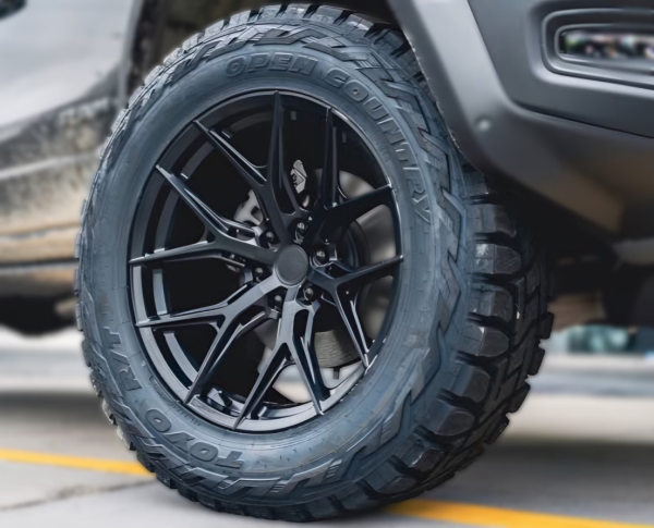 1x 20” Concave 6/139 PCD Wheel with Brand New A/T Tyre